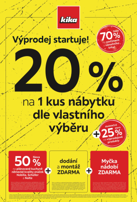 akční leták Kika nábytek 26.12.2022-8.1.2023