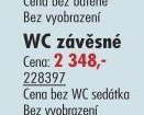 WC závěsné