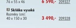 Skříňka vysoká