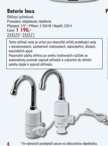 Baterie Inox