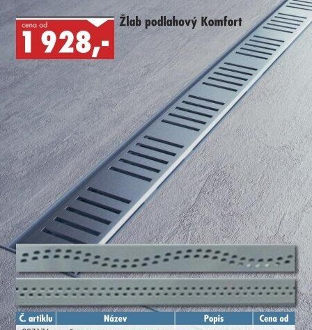Žlab podlahový Komfort