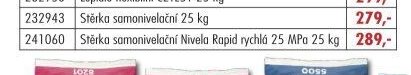 Stěrka samonivelační Nivela Rapid rychlá 25 MPa 25 kg