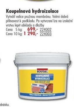 Koupelnová hydroizolace
