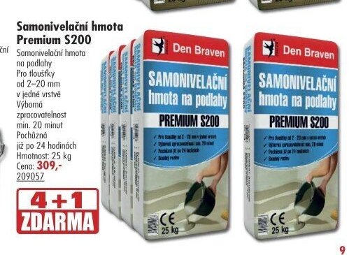 Samonivelační hmota Premium S200