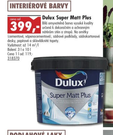 Dulux Super Matt Plus