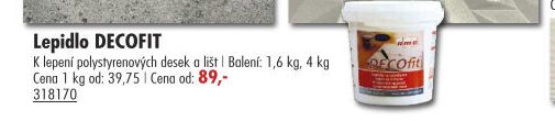 Lepidlo DECOFIT