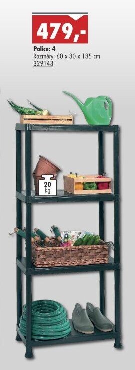 Police: 4, 60 x 30 x 135 cm