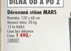 Děrovaná stěna MARS