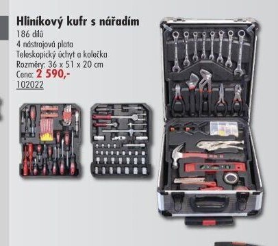 Hliníkový kufr s nářadím