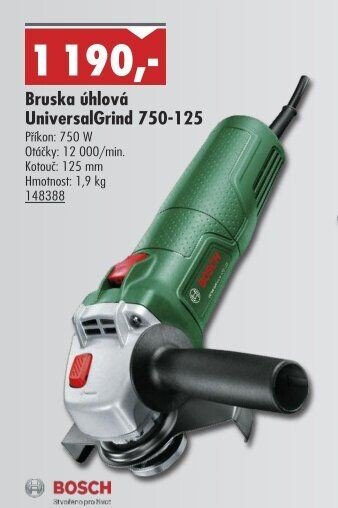 Bruska úhlová UniversalGrind 750-125