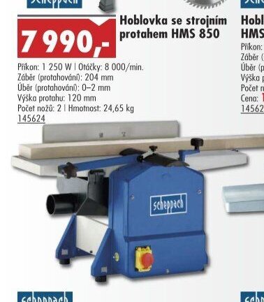 Hoblovka se strojním protahem HMS 850