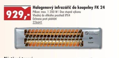 Halogenový infrazářič do koupelny FK 24