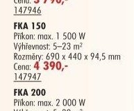 Nástěnné topení FKA 150