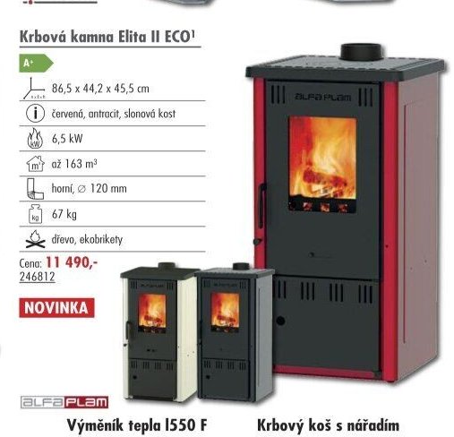 Krbová kamna Elita II ECO