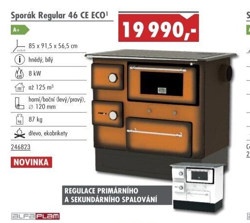 Sporák Regular 46 CE ECO