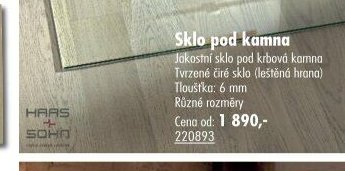 Sklo pod kamna