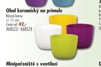 Obal keramický na primule