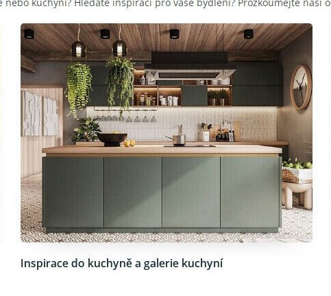Inspirace do kuchyně a galerie kuchyní