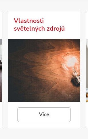 Vlastnosti světelných zdrojů