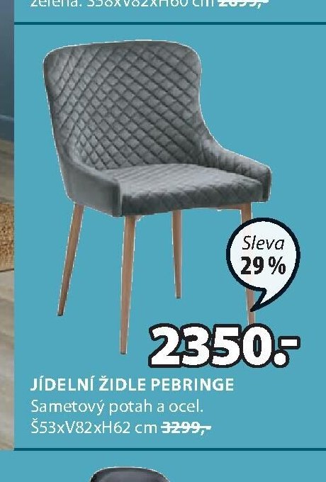 JÍDELNÍ ŽIDLE PEBRINGE