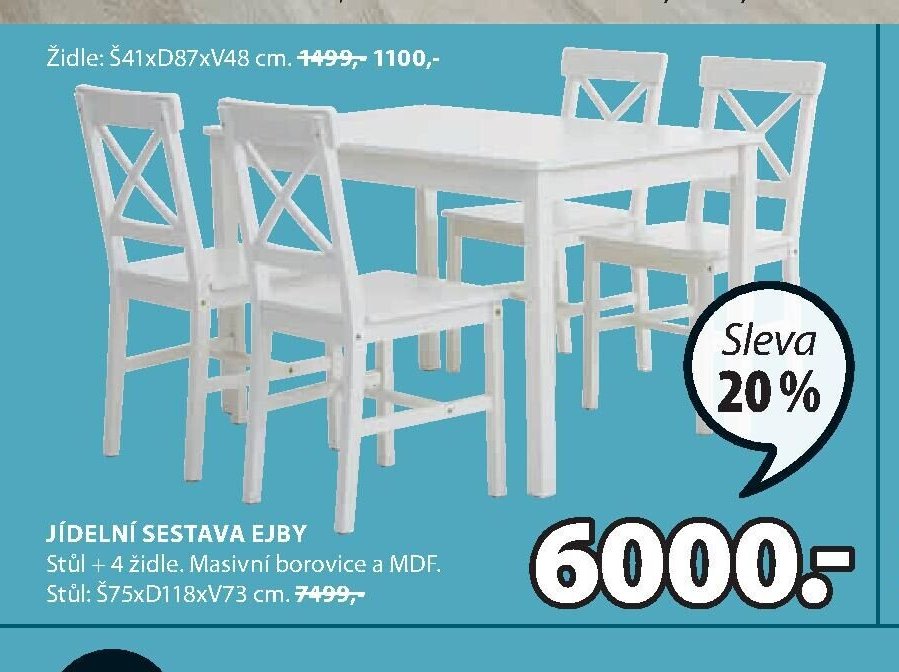 JÍDELNÍ SESTAVA EJBY