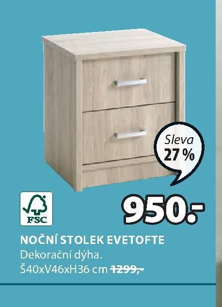 NOČNÍ STOLEK EVETOFTE