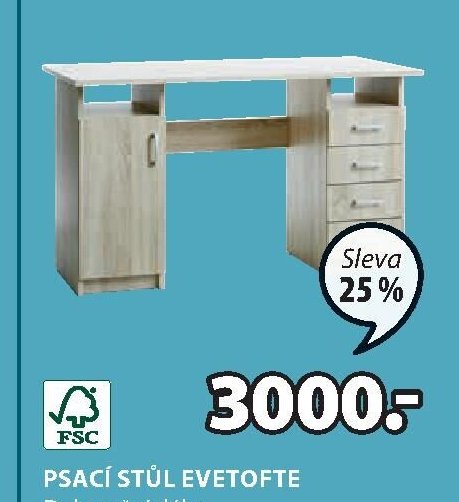 PSACÍ STŮL EVETOFTE