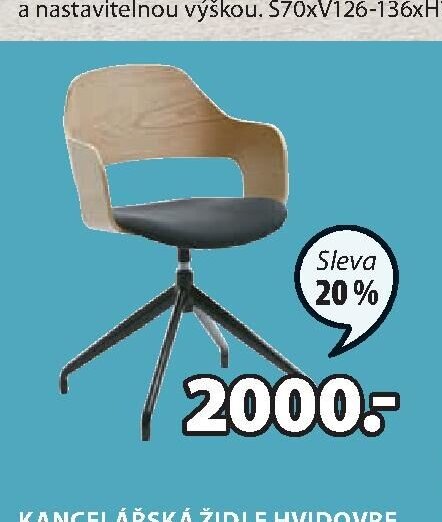 KANCELÁŘSKÁ ŽIDLE HVIDOVRE