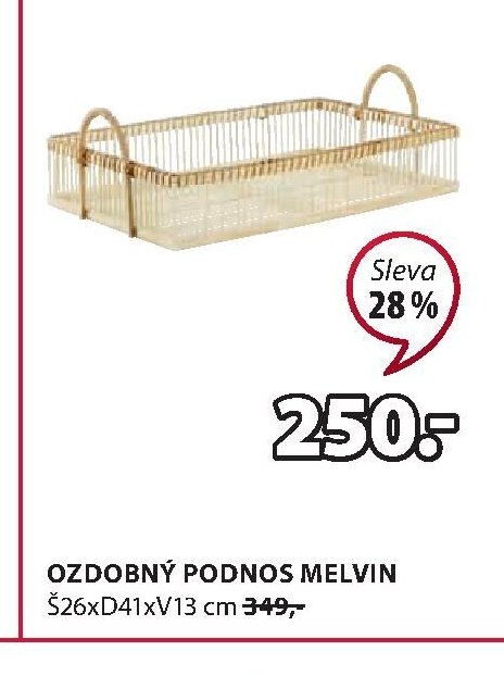 OZDOBNÝ PODNOS MELVIN