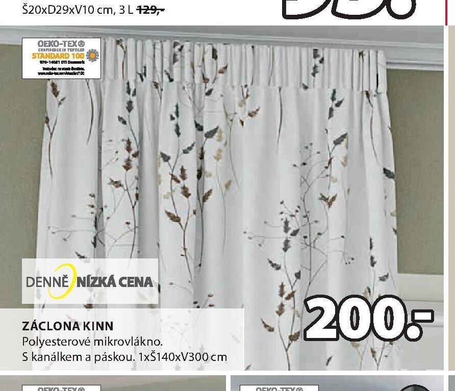 Záclona KINN