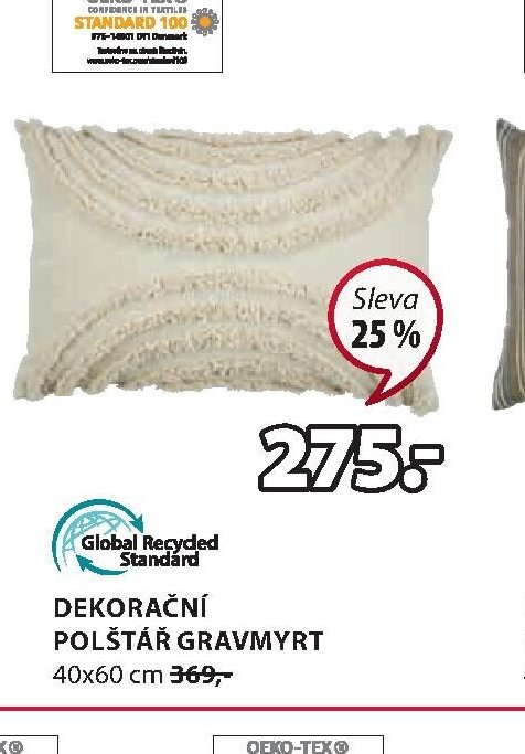 DEKORAČNÍ POLŠTÁŘ GRAVMYRT 40x60 cm