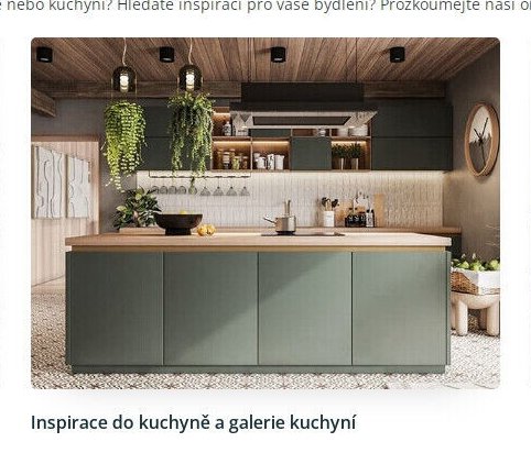 Inspirace do kuchyně a galerie kuchyní