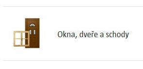 Okna, dveře a schody