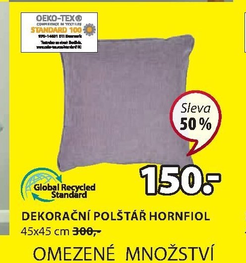 DEKORAČNÍ POLŠTÁŘ HORNFIOL