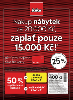 akční leták Kika nábytek 23.1.2023-5.2.2023