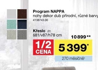 Program NAPPA Křeslo .01