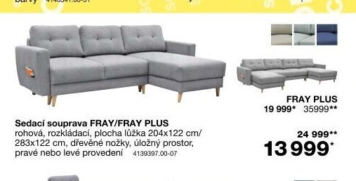Sedací souprava FRAY/FRAY PLUS