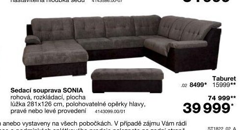 Sedací souprava SONIA