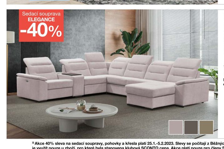 Sedací souprava ELEGANCE