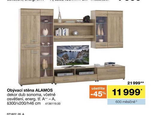 Obývací stěna ALAMOS