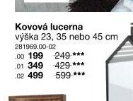 Kovová lucerna
