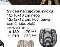 Svícen na čajovou svíčku