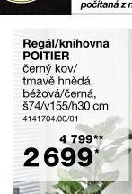 Regál/knihovna POITIER