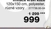 Imitace kraví kůže