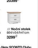 Program JASMIN - Noční stolek