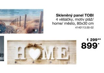 Skleněný panel TOBI