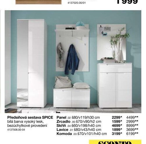 Předsíňová sestava SPICE