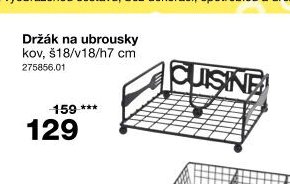 Držák na ubrousky
