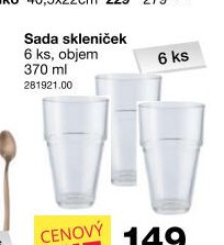 Sada skleniček