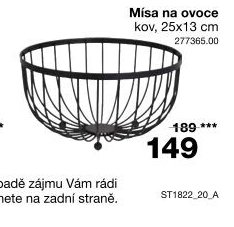 Mísa na ovoce